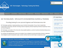 Tablet Screenshot of idc-online.com